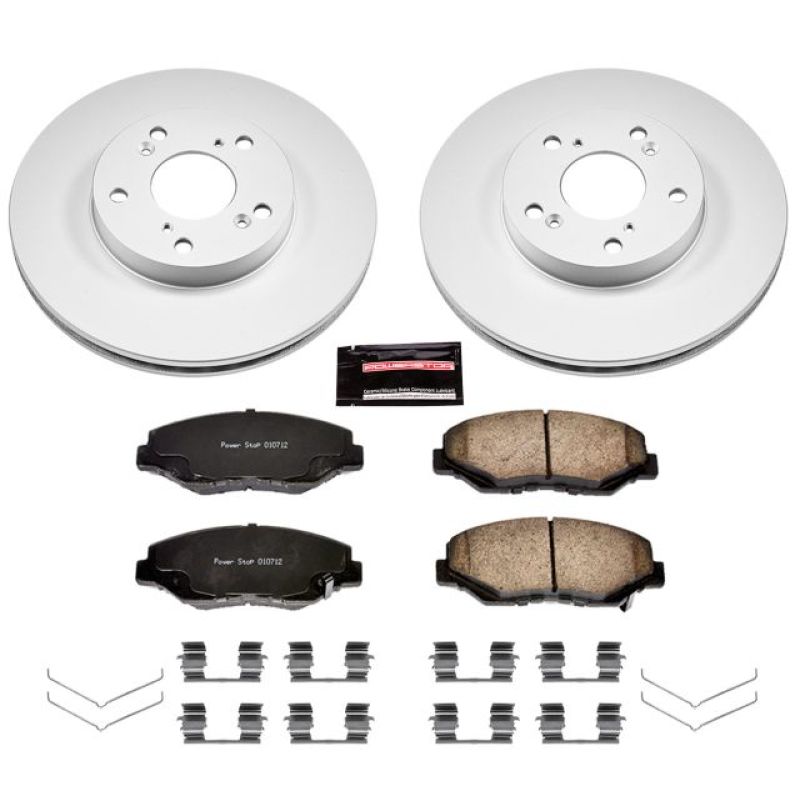 Power Stop 14-15 Acura ILX Front Z17 Evolution Geomet Coated Brake Kit