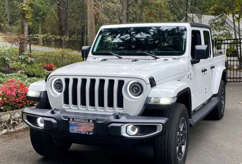 Oracle Jeep Wrangler JK/JL/JT High Performance W LED Fog Lights - w/o Controller SEE WARRANTY