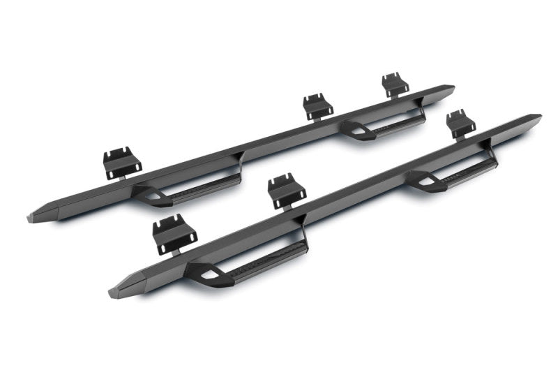 N-Fab Predator Pro Step System 15-17 GMC/Chevy Canyon/Colorado Ext Cab - Tex. Black