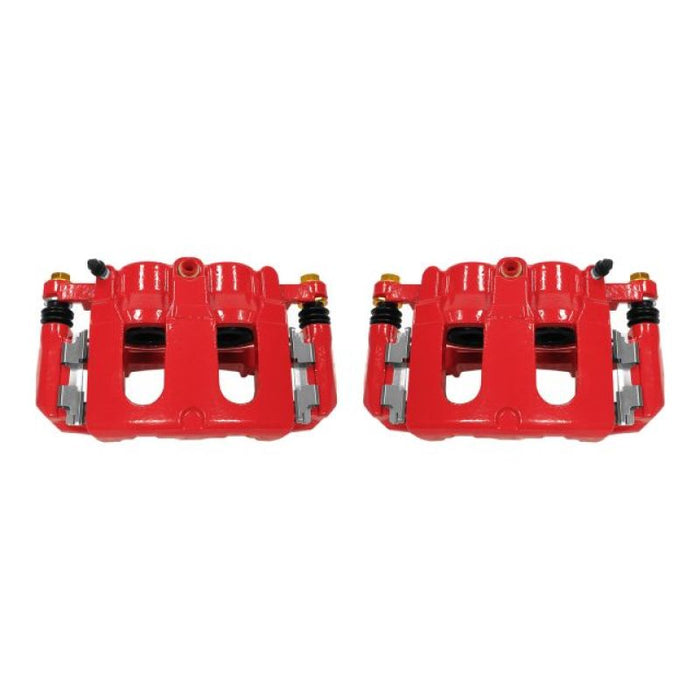 Power Stop 11-17 Ford Explorer Front Red Calipers w/Brackets - Pair