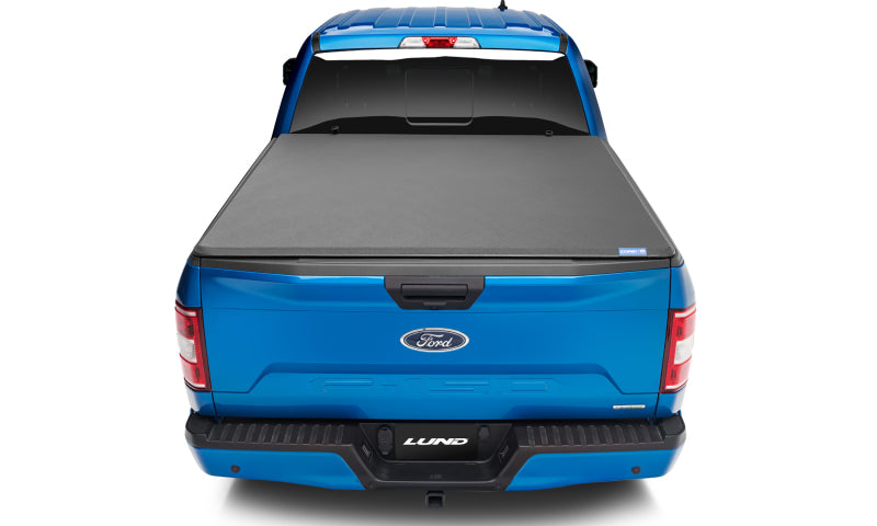 Lund 19-23 Ford Ranger (6ft Bed) Genesis Elite Tri-Fold Tonneau Cover - Black