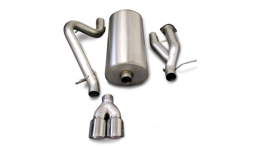 Corsa 03-06 Hummer H2 6.0L V8 Polished Sport Cat-Back Exhaust