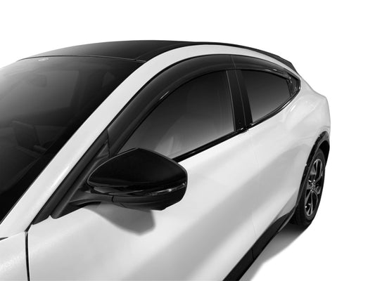 AVS 2021+ Ford Mustang Mach-E Ventvisor Low Profile Deflectors 4pc - Smoke