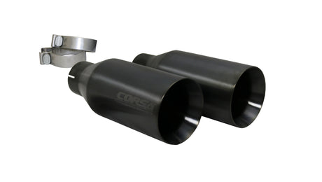 Corsa 2017-20 Ford F-150 Raptor 3in Inlet / 5in Outlet Gunmetal PVD Tip Kit (For Corsa Exhaust Only)
