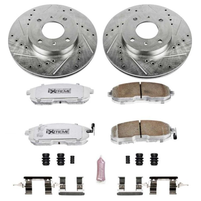 Power Stop 99-02 Infiniti G20 Front Z26 Street Warrior Brake Kit