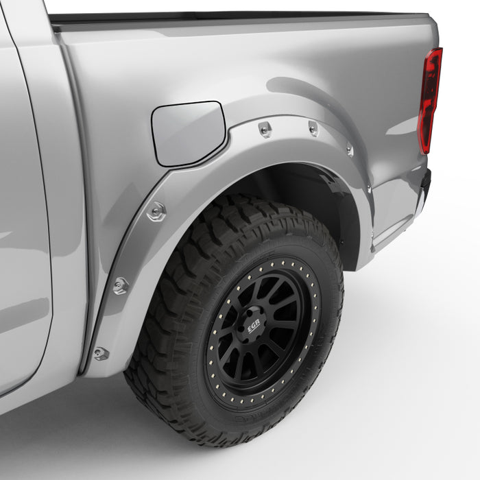 EGR 19-22 Ford Ranger Painted To Code Ingot Traditional Bolt-On Look Fender Flares Silver Set Of 4