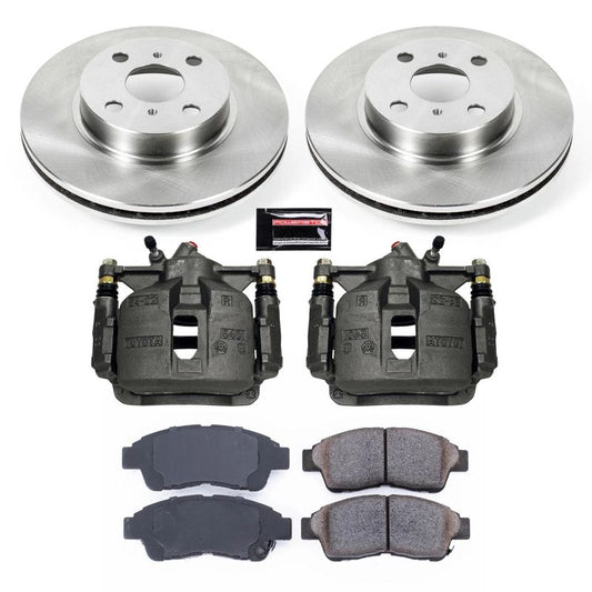 Power Stop 93-97 Geo Prizm Front Autospecialty Brake Kit w/Calipers