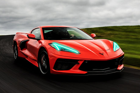 Oracle 20-21 Chevy Corvette C8 RGB+A Headlight DRL Kit - ColorSHIFT w/ Simple Cntrl