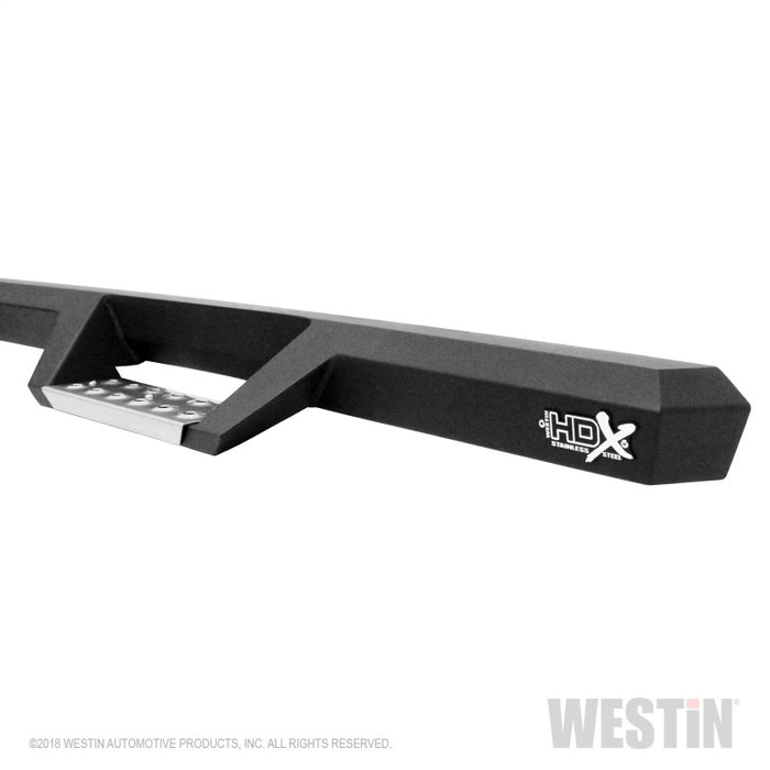 Westin 09-18 RAM 1500 Crew Cab HDX Stainless Drop Nerf Step Bars - Tex. Blk