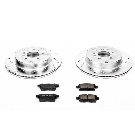 Power Stop 07-15 Mazda CX-9 Rear Z23 Evolution Sport Brake Kit