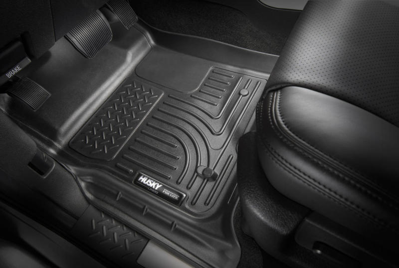 Husky Liners 21-24 Jeep Wrangler UL Rubicon 4xe Hybrid WeatherBeater 2nd Seat Floor Liner - Black