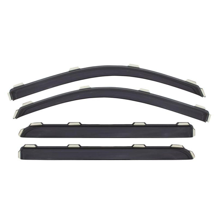 AVS 11-18 Jeep Grand Cherokee (Not L Model) Ventvisor In-Chnl FRT & RR Window Deflectors 4pc - Smk