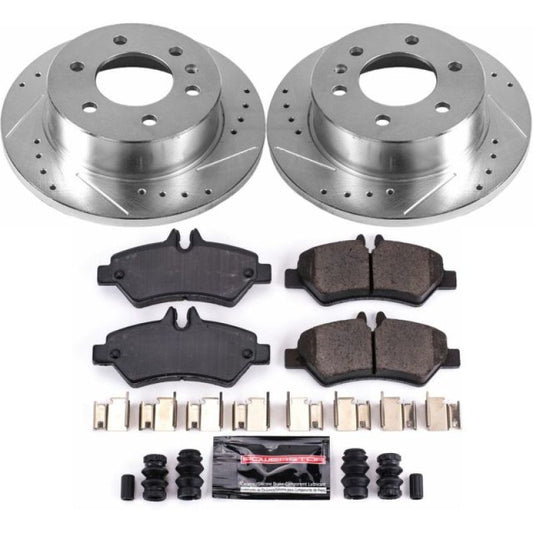 Power Stop 07-09 Dodge Sprinter 3500 Rear Z23 Evolution Sport Brake Kit