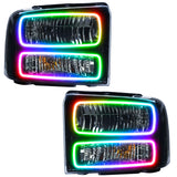Oracle 05-07 Ford F-250/350 SMD HL - Black - ColorSHIFT w/ 2.0 Controller