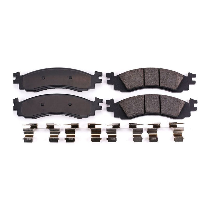 Power Stop 06-10 Ford Explorer Front Z17 Evolution Ceramic Brake Pads w/Hardware