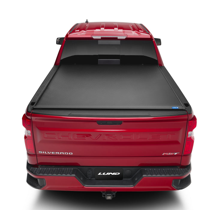 Lund 99-07 Chevy Silverado 1500 (8ft. Bed) Genesis Roll Up Tonneau Cover - Black