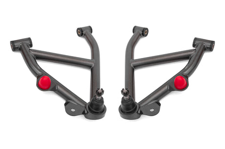 BMR 82-92 GM F-Body A-Arms Lower DOM Non-Adj Delrin Bushings Coilover - Black Hammertone BMR Suspension