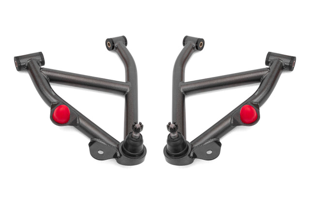 BMR 82-92 GM F-Body A-Arms Lower DOM Non-Adj Delrin Bushings Coilover - Black Hammertone BMR Suspension