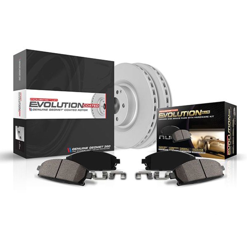 Power Stop 2021 GMC Savana 3500 Front Z17 Coated Brake Kit