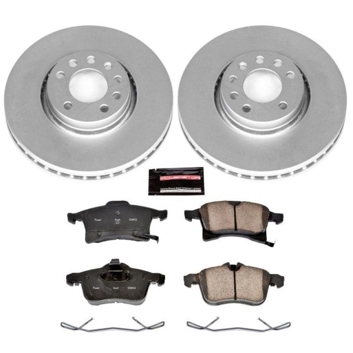 Power Stop 2008 Saturn Astra Front Z23 Evolution Sport Coated Brake Kit