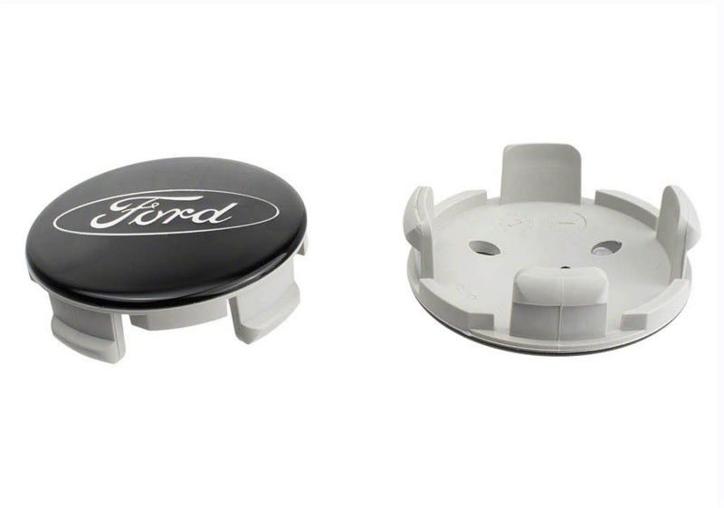 Ford Racing Car Black and Chrome Wheel Cap