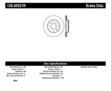 StopTech 90-01 Integra (EXC Type R) / 90-05 Honda Civic Cross Drilled Right Front Rotor