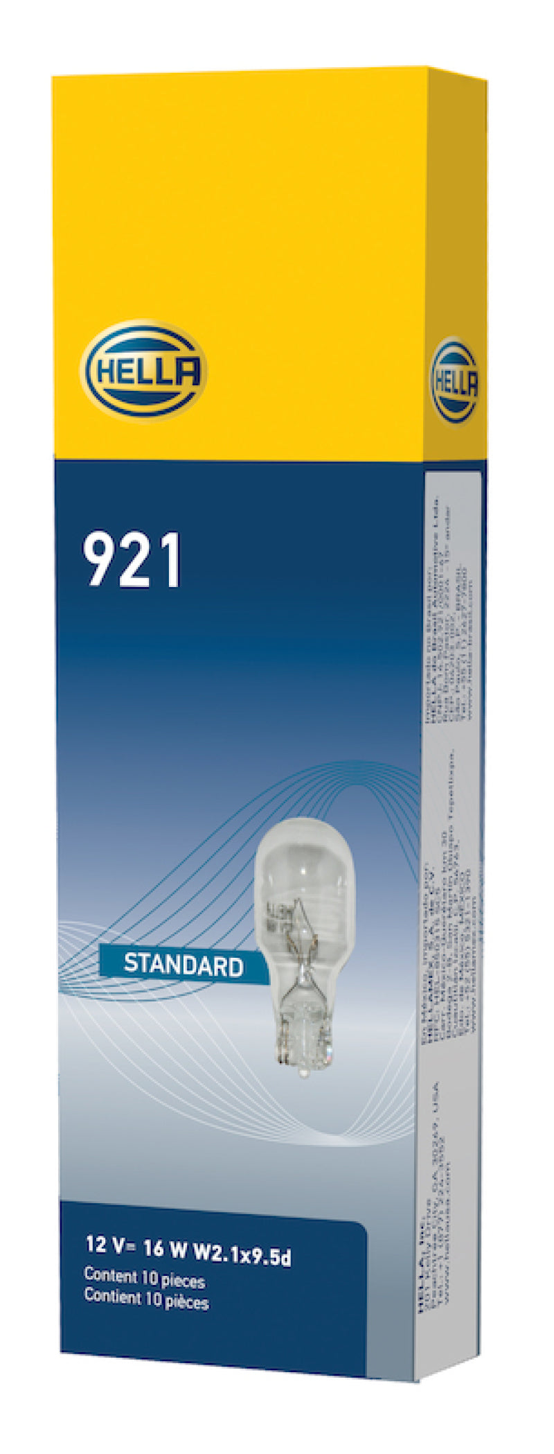 Hella Bulb 921 12V 16W W2.1X9.5d T5