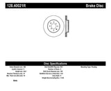 StopTech 90-01 Integra (EXC Type R) / 90-05 Honda Civic Cross Drilled Right Front Rotor