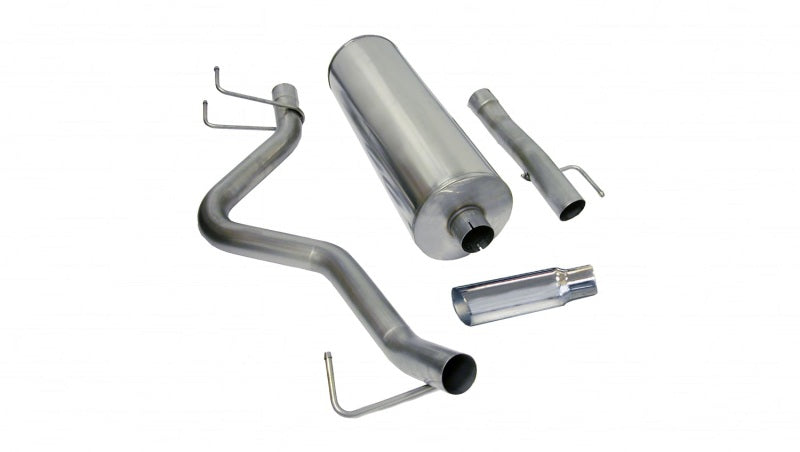 Corsa 2006-2007 -07 Dodge Ram Quad Cab/Short Bed 1500 4.7L V8 Polished Sport Cat-Back Exhaust