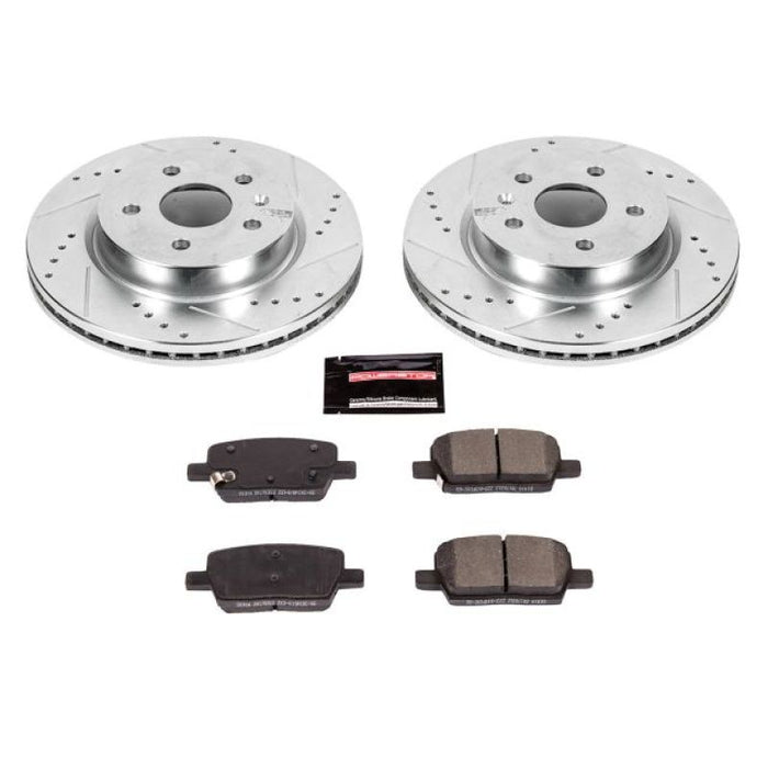 Power Stop 16-18 Cadillac CT6 Rear Z23 Evolution Sport Brake Kit