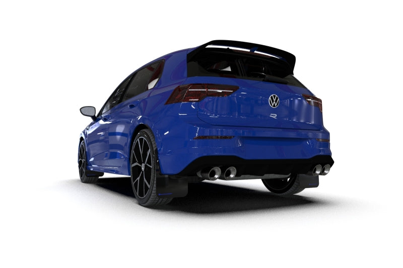 Rally Armor 22-24 VW MK8 Golf GTI/R Black UR Mud Flap w/Red Logo