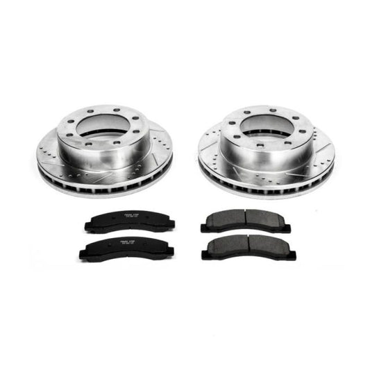 Power Stop 1999 Ford F-250 Super Duty Front Z23 Evolution Sport Brake Kit