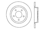 StopTech 04-10 Mazda3 Slotted & Drilled Right Rear Rotor