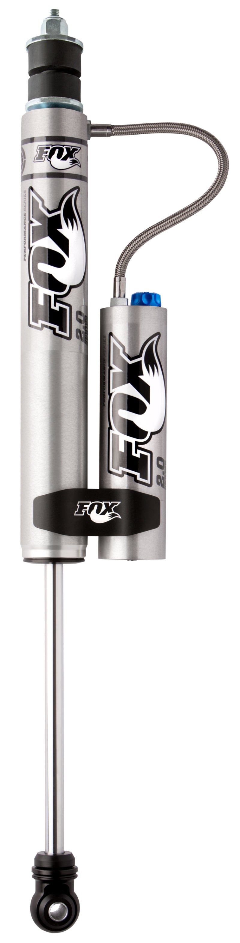 Fox 01-10 Chevy HD 2.0 Factory Series 5.1in. Smooth Body Remote Res. Front Shock w/CD Adj. - (Alum)