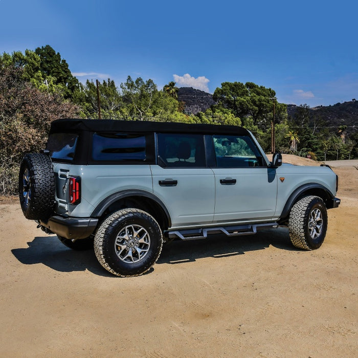 Westin/HDX 2021+ Ford Bronco Drop Nerf Step Bars - Textured Black