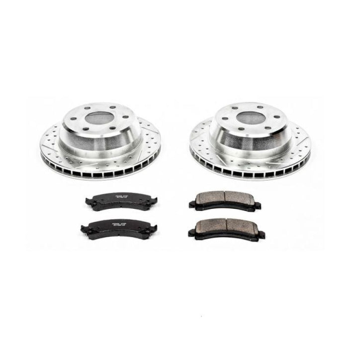 Power Stop 03-06 Cadillac Escalade Rear Z23 Evolution Sport Brake Kit