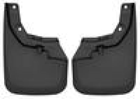 Husky Liners 16-22 Toyota Tacoma w/ OE Fender Flares Custom Molded Front Mud Guards - Black