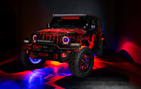 Oracle Oculus Bi-LED Projector Headlights for Jeep JL/Gladiator JT - ColorSHIFT 2