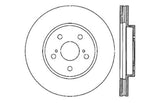 StopTech 02 Lexus ES 250/300/330/350 / 05-07 Toyota Avalon Slotted & Drilled Left Front Rotor