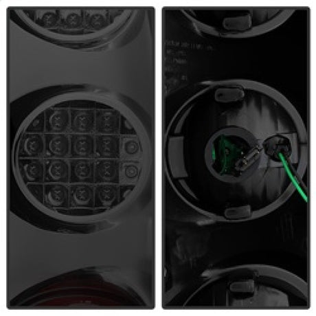 xTune Chevy Suburban/GMC Yukon/Yukon Denali 07-14 LED Tail Lights Smoked ALT-JH-CSUB07-LED-SM