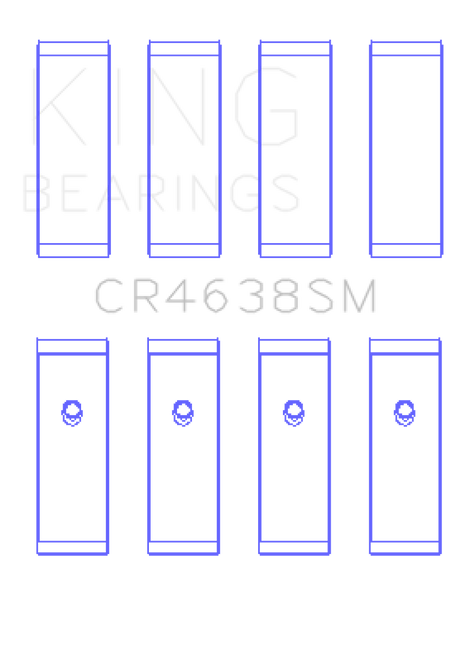 King Engine Bearings Nissan MR18DE / MR20DE (Size STD) Rod Bearing Set