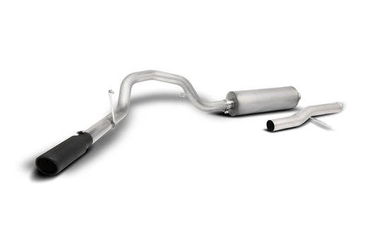 Gibson 20-21 GMC Sierra 2500HD/3500HD 6.6L Cat-Back Single Exhaust System Stainless - Black Elite