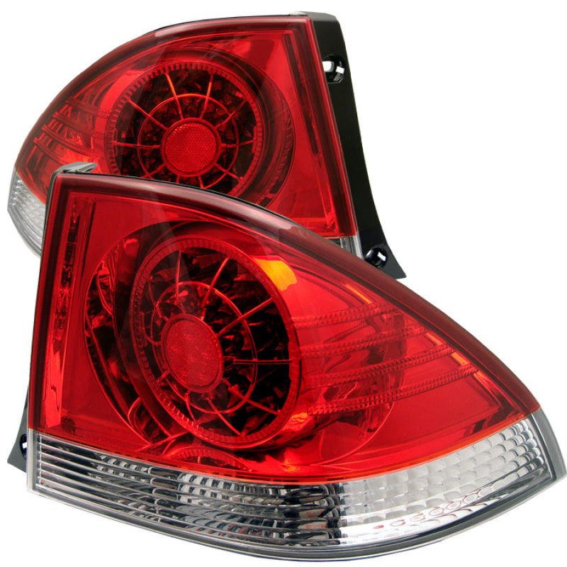 Spyder Lexus IS 300 01-03 LED Tail Lights Red Clear ALT-YD-LIS300-LED-RC