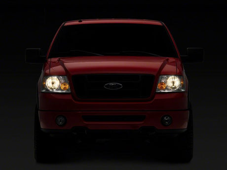 Raxiom 04-08 Ford F-150 Axial Series OEM Style Replacement Headlights- Chrome Housing (Clear Lens)