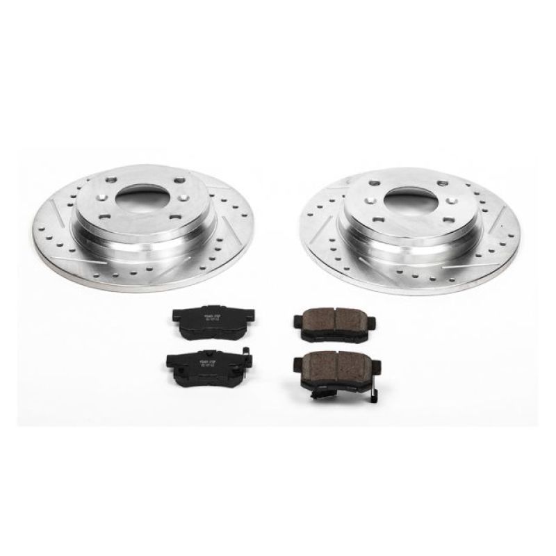 Power Stop 92-96 Honda Prelude Rear Z23 Evolution Sport Brake Kit