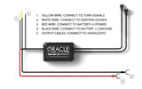 Oracle Lighting 18-23 Ford Mustang Dynamic ColorSHIFT LED Headlights - Black Series