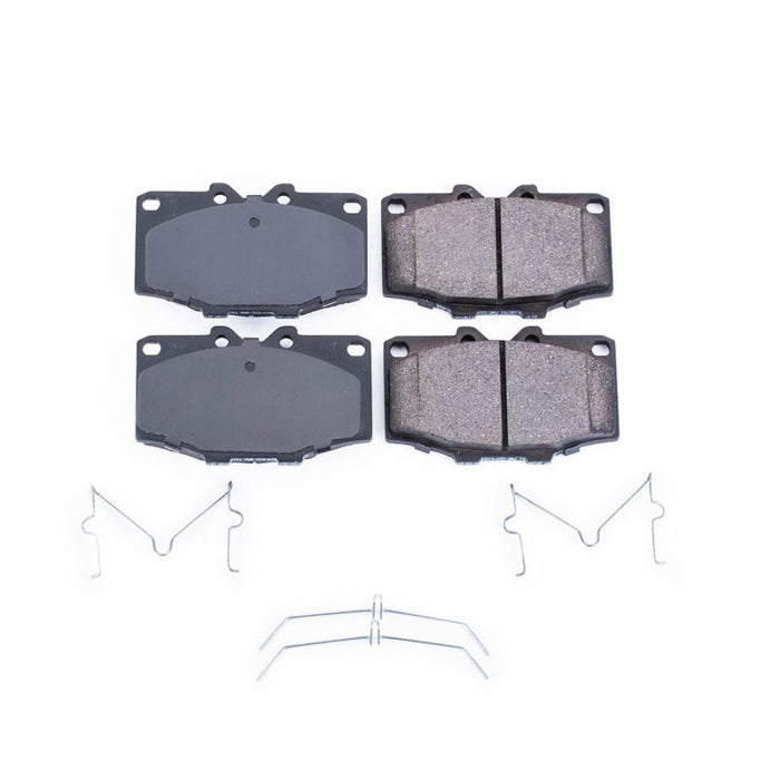 Power Stop 87-88 Toyota 4Runner Front Z17 Evolution Ceramic Brake Pads w/Hardware