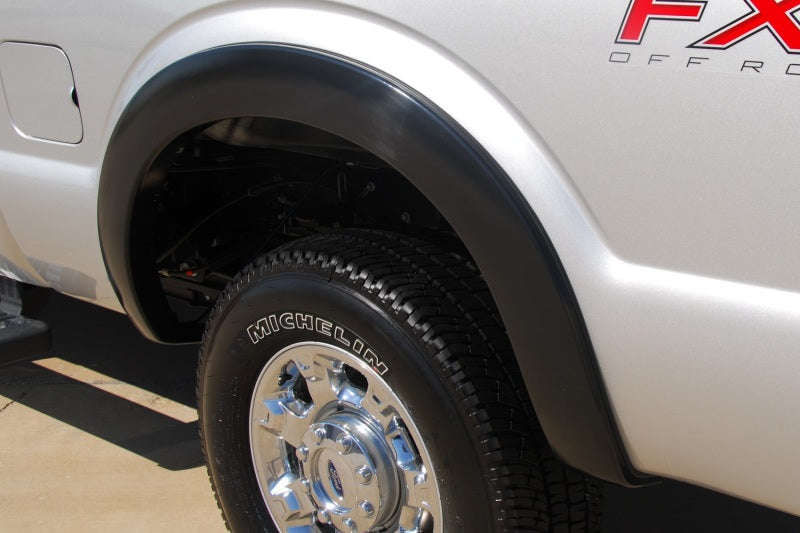 Lund 11-16 Ford F-250 SX-Sport Style Rear Textured Elite Series Fender Flares - Black (2 Pc.)