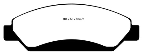 EBC 07 Cadillac Escalade 6.2 2WD Ultimax2 Front Brake Pads