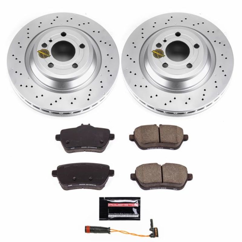 Power Stop 15-16 Mercedes-Benz SL400 Rear Z23 Evolution Sport Coated Brake Kit